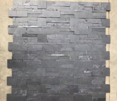 China Wall Decoration Slate Stone Veneer Slate Wall Cladding Stack Wall Stone for sale