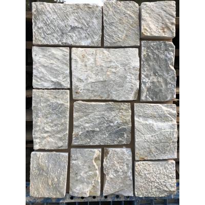 China Traditional Gray Limestone Dry Masonry Wall Cladding Loose Stone Veneer for sale