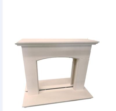 China Modern Limestone Fireplace Mantel / Limestone Fireplace Surrounds / Freestanding Fireplace Surround for sale