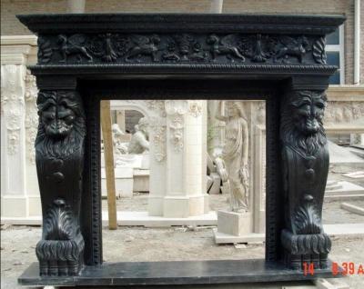 China modern fireplace surround/fireplace mantel/indoor marble fireplace for sale