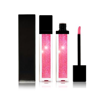 China Private Label Logo Lip Gloss Tube Waterproof Custom Seller Moisturizing Lip Gloss With Shimmer Lip Gloss for sale