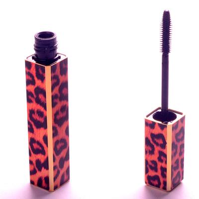 China 2021 Wholesale Custom Logo Eye Makeup Long Lasting Waterproof Waterproof 4D Leopard Print Mascara for sale