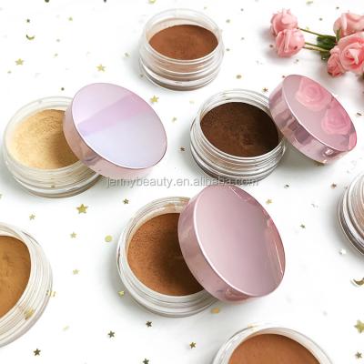 China Simple High Loose Matte Powder Makeup Sunscreen 12 Colors Loose Pigment Powder Custom Your Private Label for sale