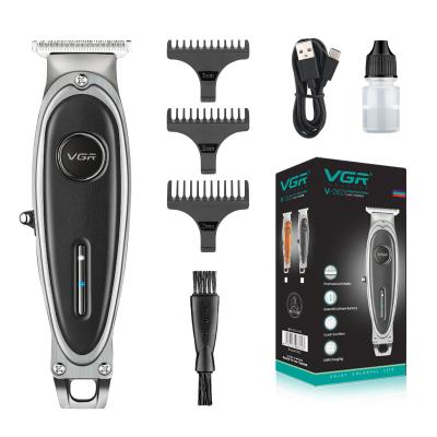 China Hotel VGR V-262 Popular Professional Electric Hair Trimmer Clipper Electric Rechargeable Leather Barber for Men for sale