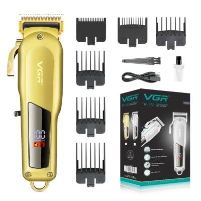 China Hotel VGR V-278 USB Rechargeable Professional Haircut Barber Electric Cordless Beard Trimmer Machine and Hair Clippers for Men for sale