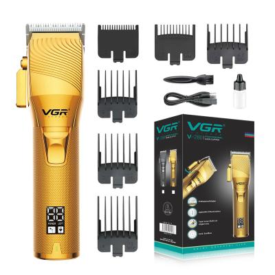 China Hotel VGR V-280 Electric Professional Professional Rechargeable Golden Hair Clipper Best For Man for sale