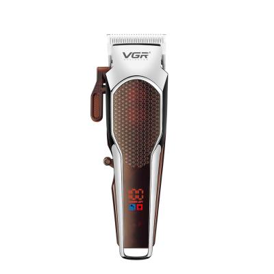 China VGR V-189 Professional Electric Cordless Car Barber Clippers Hair Trimmer For Men With LED Display for sale