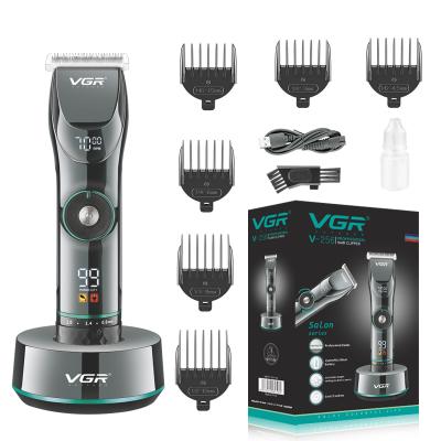 China Hotel VGR V-256 Professional Cordless Rechargeable Barber Supplies Clippers Trimmer Hair Cutting Machine Best For Men for sale