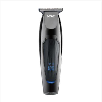 China Car Shape Professional Rechargeable Blade VGR T Almost Bald Hair Trimmer Best With LCD Display V-070 for sale