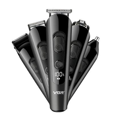 China VGR Outdoor Electric Grooming Kits V-175 Grooming Sets For Men Hair Trimmer Sets With LED Display for sale