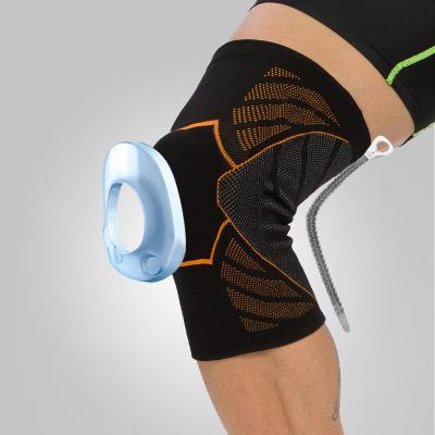 China 2021 new silicone non-slip adult sports knee joint protection knee brace compression sleeve running knee support for sale