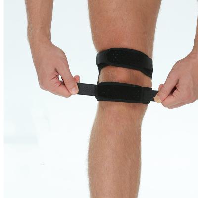 China Adjustable Elasticity Breathable Neoprene Knee Strap Adjustable Bracket For Fitness Knee Support Pad for sale