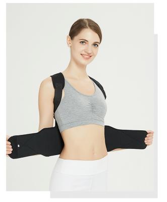 China Breathable.posture corrector Gengsheng Neoprene Orthopedic Medical Back Support Belt with Magnets for Pain Relief for sale