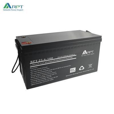 China 2560Wh 100ah 24v Lithium Battery 50Ah-200Ah Lead Acid Battery For Solar Storage for sale