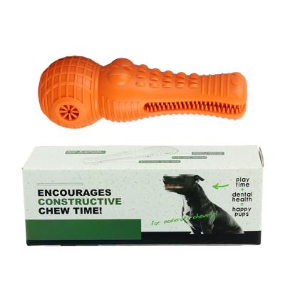 China Stocked Amazon hot selling high quality environmentally friendly rubber teeth grinding chew teeth cleaning leaking food dog cat pet toy for sale