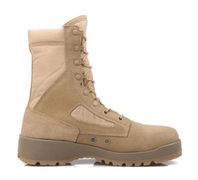 China Loveslf Suede Leather High Cut Combat Boots Military Outdoor Rise Climbing Boots for sale