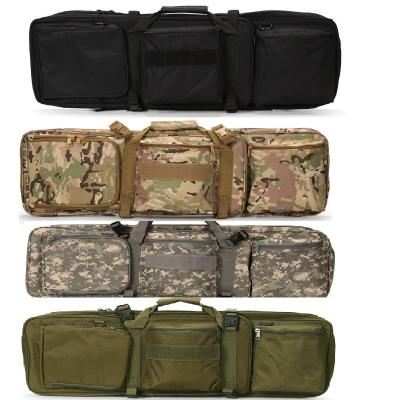 China Heavy Slip 85CM Waterproof Tactical Carrying Double Rifle Case Gun Bag For M4 Hunting Military Airsoft Shoulder Pouch Fishing Backpack for sale