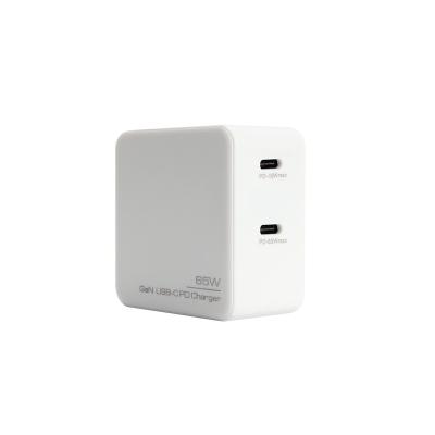 China Wholesale Mobile Phone VCOM Mini Dual USB 65W GaN Charger Travel Wall Charger For Mobile Phone for sale