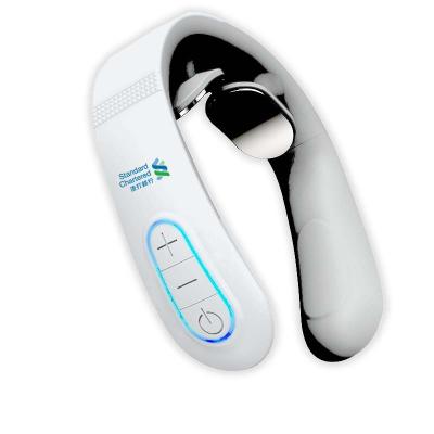 China New 2022 Portable Electric Wireless Neck Massager 360 Infrared Physiotherapy Smart Neck Massager Relieve Neck Fatigue Gift for sale