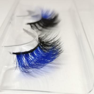 China 25-30 Times Party False Colored False Mink Colored Lashes Eyelashes New Trend Makeup Eyelashes Lashes for sale