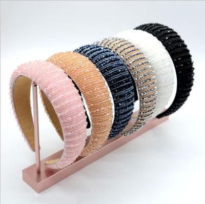 China New Fashion Exquisite Crystal Diamond Sparkle Girls Hair Band Women Headband Standard Size for sale