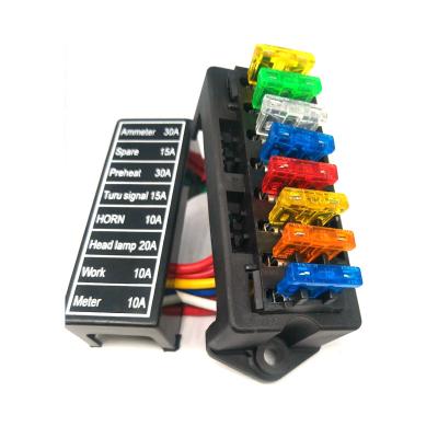 China Automotive 6 Way Relay Box For Auto Electrical System , Car Fuse Holder For Car Electrical System Small Controls for sale