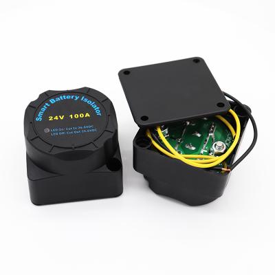 China 24V 100A Dual Sense Smart Battery Isolator, Voltage Sensitive Relay for Marine Car ATV UTV RV Boat KKA-BI100 for sale