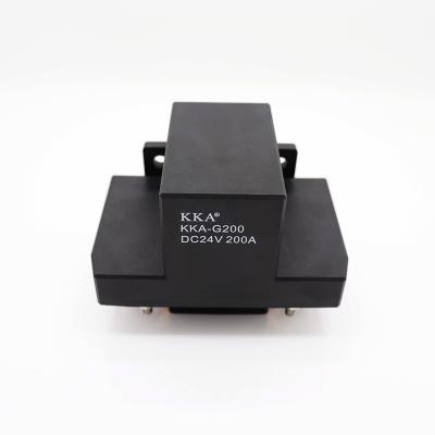 China Heavy Duty Automotive Relay 12V 4.8W, Car AgSnO2 KKA-G200 200A Relay For Electric Car Start, Power Control, Preheat for sale