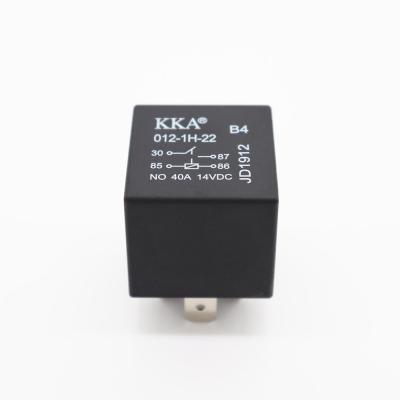 China JD1912 Car AgSnO2 KKA-B4 30A/40A Relay Universal 12V 4pin Automotive Relay, Soft Cover for sale