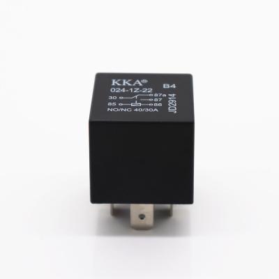 China Universal 24V 5pin Automotive Relay, AgSnO2 KKA-B4 30A/40A Soft Cover For Car Truck Motorboat Fan, JD2914 Car Relay for sale