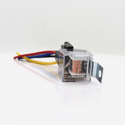 China AgSnO2 KKA-B4 40A 24V 5pin Universal Automotive Relay & Harness Kit,Clear External,JD2914 Car Relay for sale