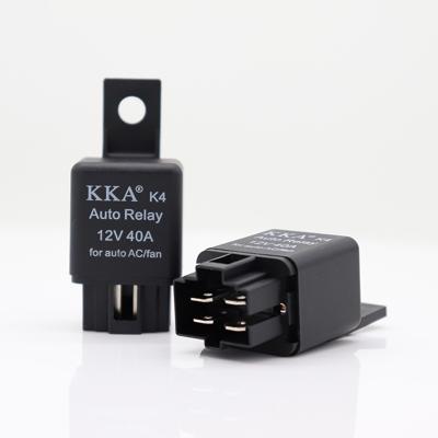 China KKA-K4 12V 40A Automotive Relay With Bracket For Car Fan And Air Conditioner 40A for sale