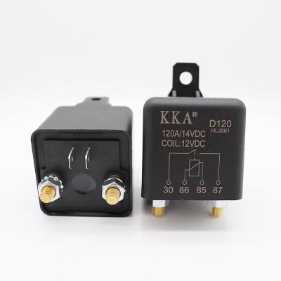 China AgSnO2 KKA-D120 100A/120A 12V 2.4W Heavy Duty Car Starter Relay, Automotive Relay for Car, Engine, Truck, Boat Engine Power Start for sale