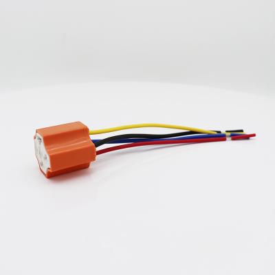 China KKA 4 PIN Automotive Relay Ceramic Socket car relay and wire arm 4 wire for sale