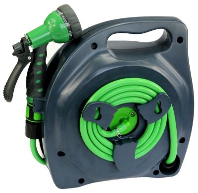 China Mini Adjustable Portable Garden Hose 10m Reel for sale