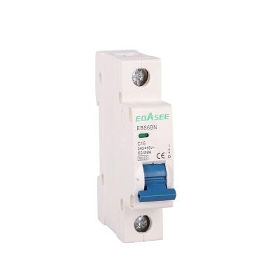 China High Standard Sliver Copper Plastic Ce Certified Best Quality 1-63A MCB Circuit Breaker for sale