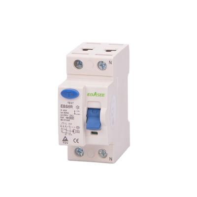 China 220V 380V 4P 63A 30mA Residual Current Pole DC RCD ELCB RCCB Device Circuit Breaker Type 2 A Type B EBS6R for sale