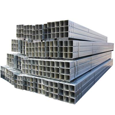 China Liquid Pipe 20x20 25x25 40x40 50x50 60x60 20x40 30x50 40x60 150x150 Galvanized Steel Square Rectangular Pipe for sale