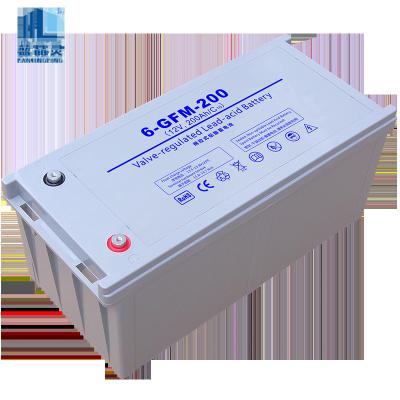 China Home Solar Battery 12V Gel 100A 200Ah 250Ah Lead Acid Battery For Solar System for sale