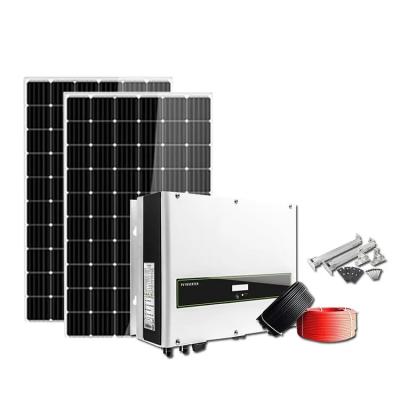 China Commercial good quality commercial use 15kw 30kw 10kw 20kw on grid solar system with CE/TUV/UL for sale