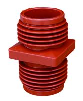 China Professional Insulated Busbar Epoxy Resin Bushing Through Wall Type 12kV for sale