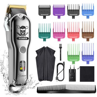 China Professional Hotel Hair Waterproof Rechargeable Cordless Trimmer Electric Hair Clipper for sale