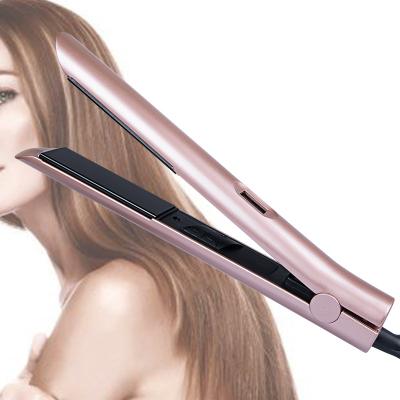 China Wholesale Titanium Professional Flat Iron Custom Flat Irons Touch Screen Hair Flat Iron With Private Label Machine Hair Straightener for sale