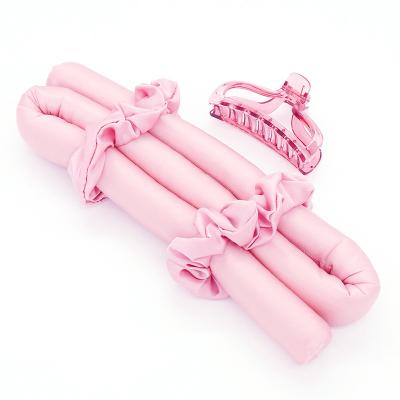 China Lightweight Hair Curler Curling Rod Roller Ultra Plush Curling Heatless Hair Curler New Curler Roller Rod Headband Microfiber for sale