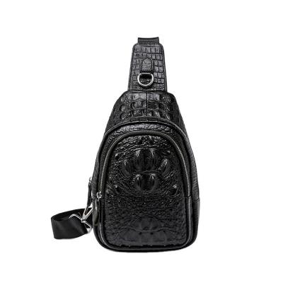 China Outdoor sport travel increasing camping 2021 wholesale top lawer whip leather bags crocodile pattern cross - body shoulder bag fashion hotsale purses for sale