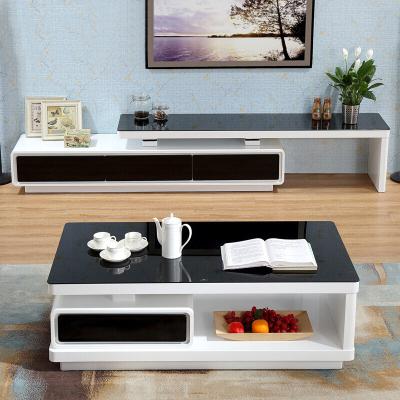 China Adjustable modern high gloss living room furniture lacquer tea table (others) / wooden coffee table for sale