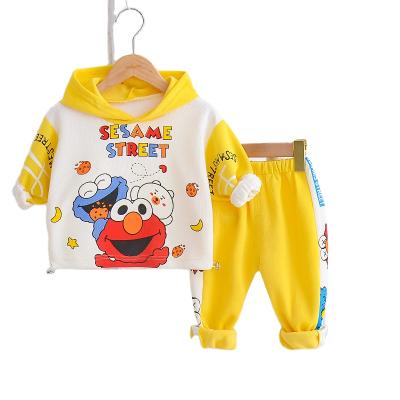 China Fashion Children's Clothing Set New Cotton Clothes Hooded Spring Autumn Coat + Pants Children Tracksuit Kids Clothes Suit Baby Boy Clothes for sale