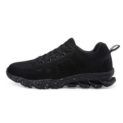 China Jinjiang Factory Knitted Top Air Cushion Sneaker Men Sports Shoes Running Shoes And Men's Casual Shoes for sale