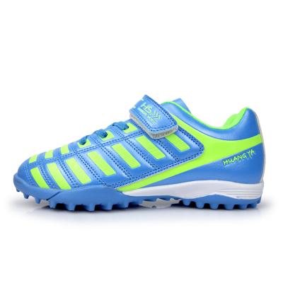 China Soccer Shoes New Style Kids Soccer Boots Turf Outsole PU Futsal Sneakers Non-Slip High Low Low Cut Shoes For Indoor for sale