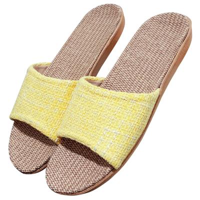 China Summer Home Use Couples iIndoor Deodorant Slippers New Women Canvas Slippers 2022 Trend Fashion Soft Bottom Non-slip Sandals Men's Slippers for sale